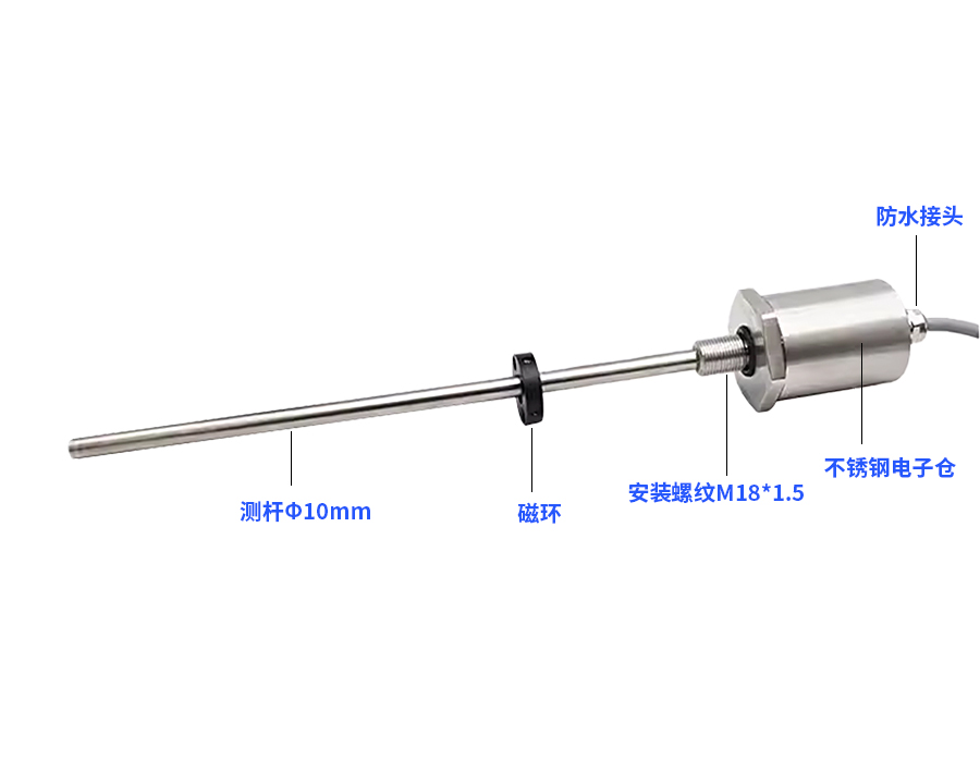 磁致伸缩位移传感器防水型